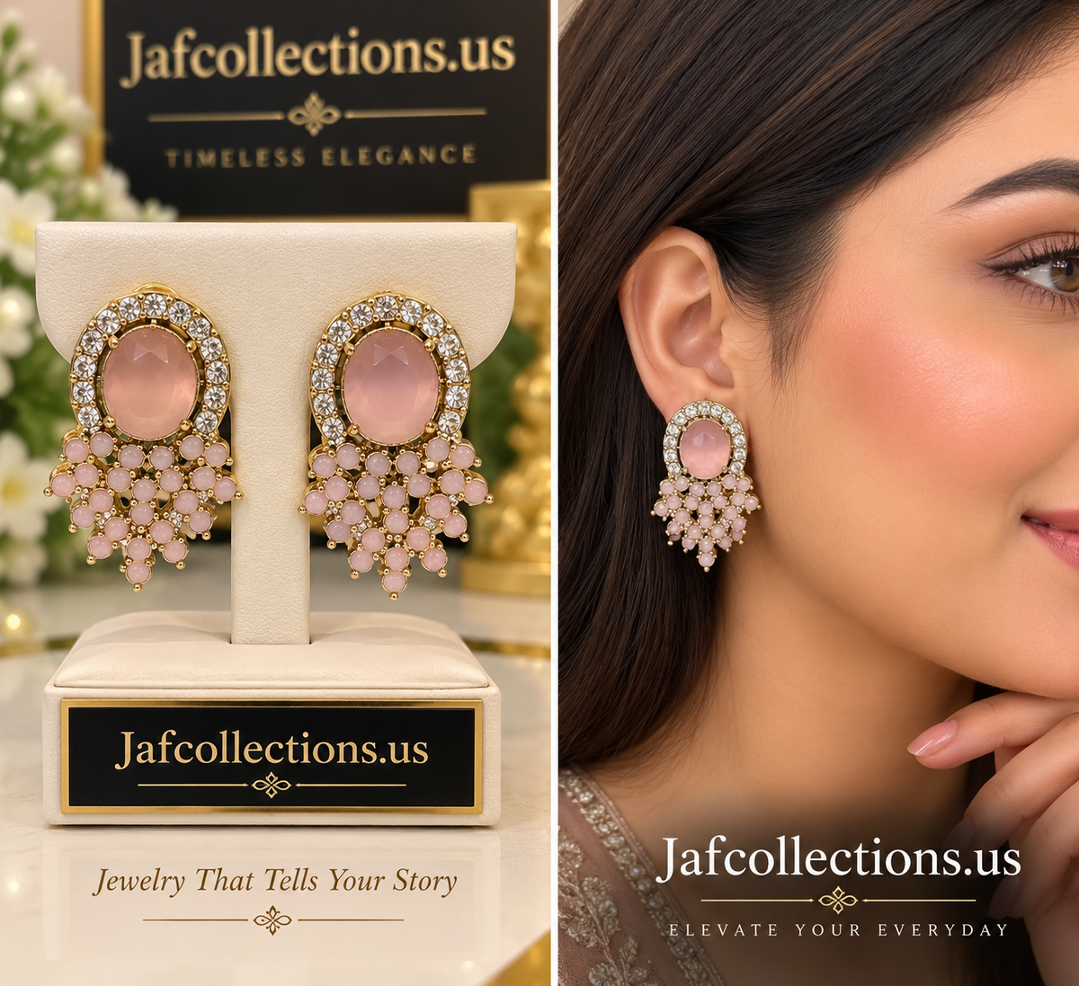 Stud earrings