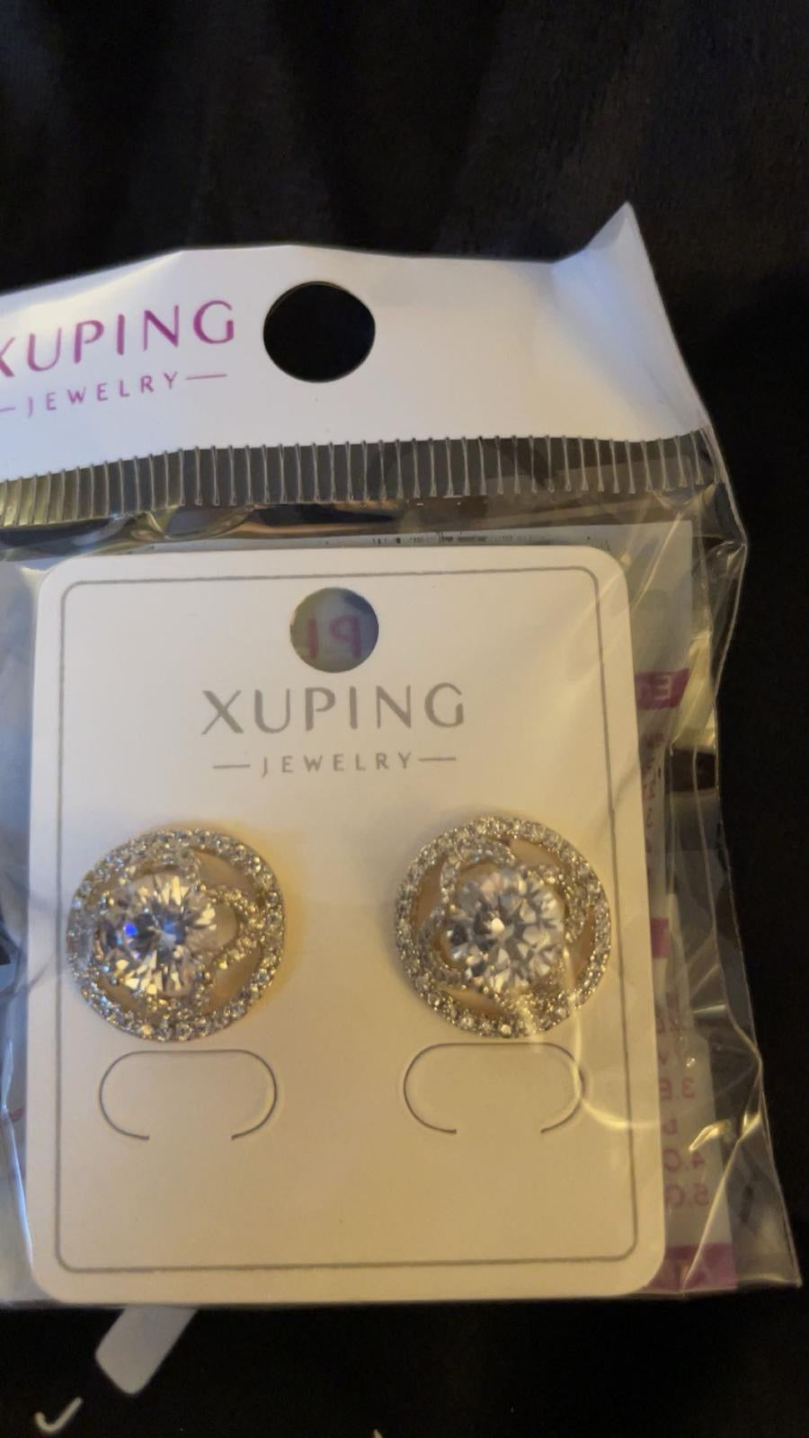 Gold plated earrings